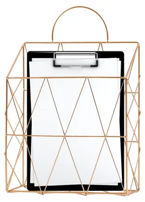 Produktbild von Wandordnerhalter für Zeitungen und Zeitschriften – zur Wandmontage, ideal für Zuhause, Schreibtisch und Klassenzimmer