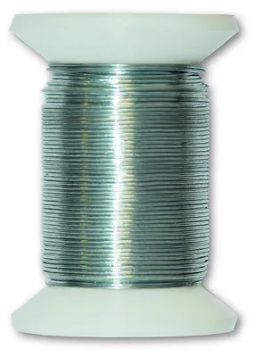 Gegalvaniseerde staaldraad, 0,5 mm x 20 m, verzinkt, spiraalvormig