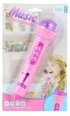 Produktbild von Transluzentes batteriebetriebenes Mikrofon für Kinder ab 3 Jahren, ca. 20 x 5 cm
