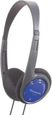 Produktbild von Panasonic On-Ear Kopfhörer RP-HT010E-A, 1.2m Kabel, leichtes Design, 3.5mm Klinke, klarer Sound, tiefer Bass, ideal für unterwegs