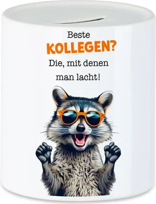 Produktbild von Beste Kollegen? Die mit denen man lacht Spardose Renteneintritt Abschiedsgeschenk Kollegin