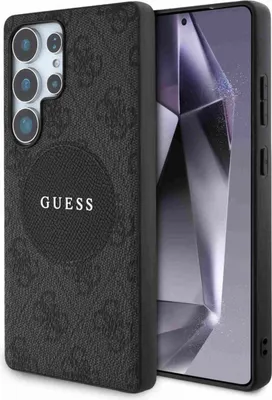 Obrázok produktu pre Guess 4G Circle Classic Logo MagSafe (GUHMS25LP4PGRSGK) kryt pre Samsung Galaxy S25 Ultra – Čierny