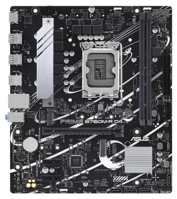 Produktbild von Asus 90Mb1Ha0-M0Eay0 Prime B760M-R D4//Lga1700,B760,Usb 5Gbps,Mb