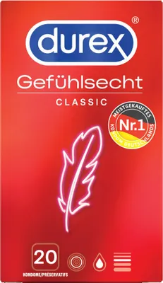Produktbild von DUREX Gefühlsecht Classic 20 St. -New Design-