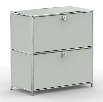 Produktbild von Sideboard, 2 Schubladen & Schloss, Breite 77 cm, Lichtgrau
