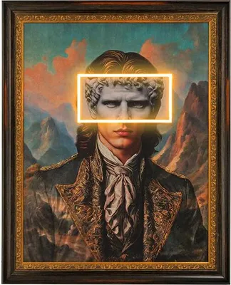 Zdjęcie produktu dla Obraz NEON AMADEUS 80x100 cm