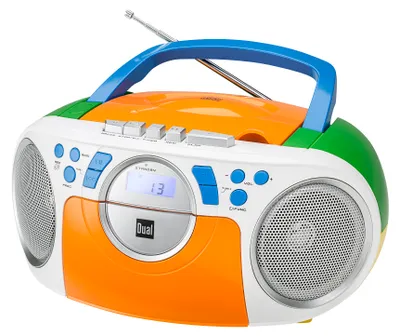 Produktbild von Dual P 70 portable CD-Boombox mit Radio und Kassette - Bunt