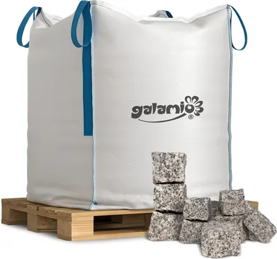 Produktbild von Galamio Granitpflaster 4/6 » gespalten « 1000kg BigBag