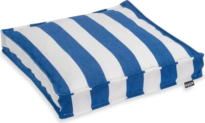 Produktbild von H.O.C.K. Classic Streifen Outdoor Sitzkissen 40x40x5cm royal blau