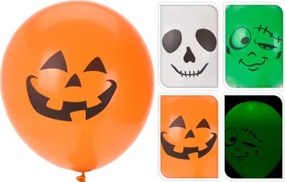 Image de Pack 3 Ballons Halloween Avec Led.