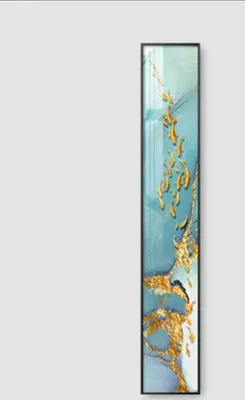 Produktbild von TPFLiving Kunstdruck LW-305 (OHNE RAHMEN) Poster - Leinwand - Wandbild - Hochauflösender Giclée-Druck, langlebig und hochwertig - Abstrakte Strukturen -  - Größe: 30x120cm