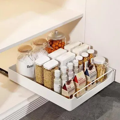 Immagine prodotto di Cassetto da cucina estraibile Azomor per organizzare in modo semplice e silenzioso i mobili della cucina