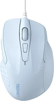 Image de avec câble, souris d'ordinateur à 6 boutons, 6400 DPI, Ergonomic Optical Business Souris filaire pour PC, ordinateur portable, câble USB 150 cm