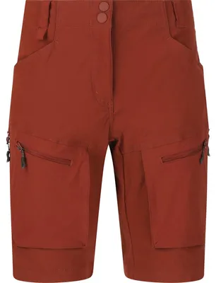Image de Pantalon de vélo pour femmes Whistler Kodiak, modèle short, couleur marron, taille 46