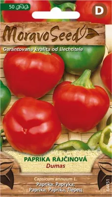 Obrázek produktu pro Paprika zeleninová raná DUMAS, rajčinová 64451