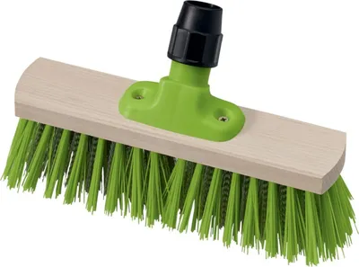 Produktbild von Nölle PROFI BRUSH Besen Prestige Elaston/Stahldraht Länge 290 mm m.Ku.-Stielhalter Flachholz