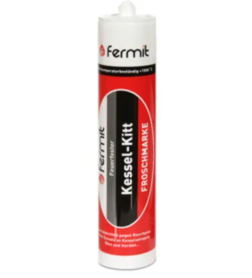 Produktbild von Fermit Feuerfester Kessel-Kitt Froschmarke | 500 g Dose