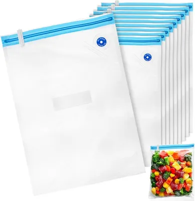 Zdjęcie produktu dla Orion | 10x Worki DO ZGRZEWARKI próżniowej foliowe żywności wielorazowe 40x28 cm