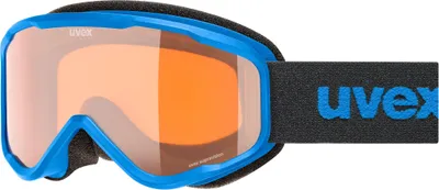 Zdjęcie produktu dla Uvex 5538614030, Soczewka pojedyncza, Niebieski, Unisex, Cylindryczna (płaska) soczewka, Czarny, Pomarańczowy