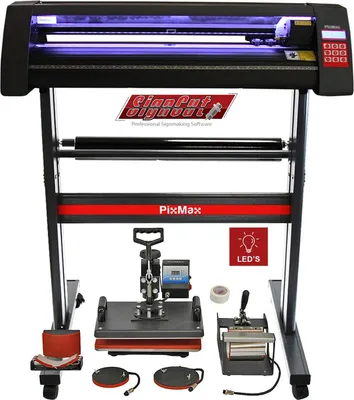 Produktbild von Vinyl Schneideplotter LED Plotter 5 in 1 Transferpresse Hitzepresse Software