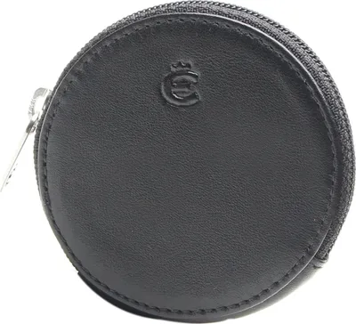 Zdjęcie produktu dla Skórzany portfel Esquire Logo Coin Wallet czarny czarny