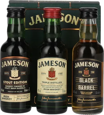 Image de Jameson Irish Whiskey Tasting Set 40% Vol. 3x0,05l
