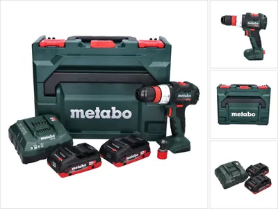 Zdjęcie produktu dla Metabo BS 18 LT BL Q akumulatorowa wiertarko-wkrętarka 18 V 75 Nm bezszczotkowa + 2x akumulator 4,0 Ah + ładowarka + metaBOX