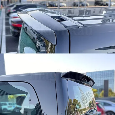 Image de Spoiler arrière, style AMG, matériau durable, noir brillant