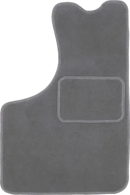 Image de Tapis de sol conducteur en velours graphite adapté pour Skoda 105 / 120 / 130 (1976-1990, berline) – avec fixations – ajustement parfait