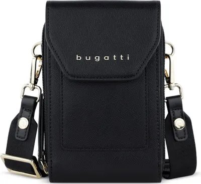 Produktbild von bugatti Geldbörse Ella Saffiano Damen 101109 schwarz