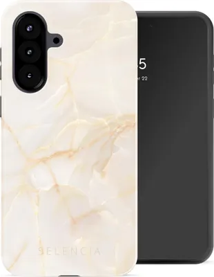 Productafbeelding van Selencia Vivid Backcover voor de Samsung Galaxy A57 (5G) - Golden Beige Marble