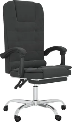Produktbild von vidaXL Bürostuhl mit Massagefunktion Schwarz Kunstleder