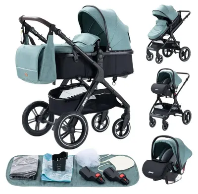 Obrázok produktu pre Kočík Wandelwagen – kočík 3 v 1 – kočík – skladací kočík – luxusný kočík