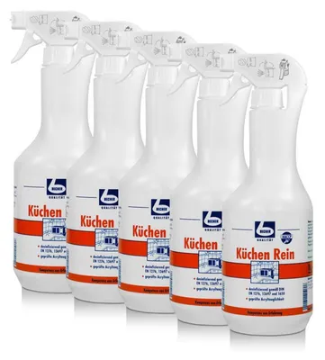 Produktbild von Dr. Becher Küchen Rein Sprühflasche 1L für desinfizierende Reinigung (5er Pack)