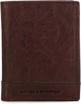 Produktbild von SPIKES & SPARROW Leder Geldbörse Bronco Billfold Wallet RFID Dark Brown dunkelbraun