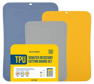TPU Schneidematten Set von 3 – flexibel, messerschonend, 3 Größen