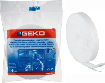 Image de Mousse pour joints Geko 10 m x 12 mm blanc - Geko