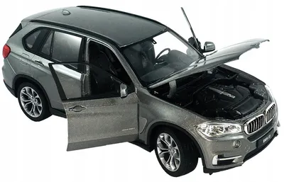 Produktbild von Welly BMW X5 Modellauto Metall 1:24 Silber Grau