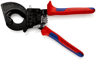 Image de Coupe-câbles à cliquet KNIPEX 95 31 250 250mm 32mm/240mm²
