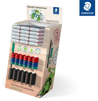 Image de STAEDTLER® 31 CA120 Présentoir Lumocolor perm rPP 120 ST