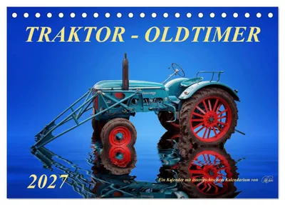 Produktbild von Traktor - Oldtimer (Tischkalender 2027 DIN A5 quer), CALVENDO Monatskalender