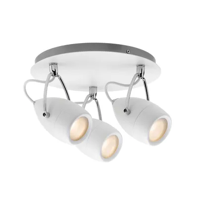 Produktbild von Paulmann Spotlight Drop IP44 Rondell 3x3,5W GU10 Weiß/Chrom 230V Metall