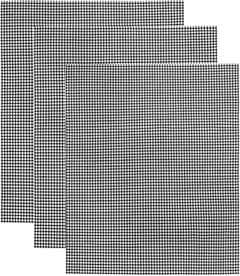 Produktbild von INF Grillnetz Antihaft-Grillmatte (33x40 cm ) Schwarz 3er-Pack