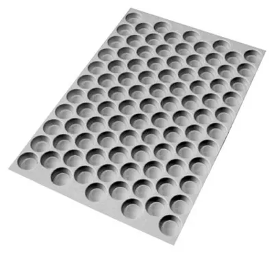 Obrázek produktu pro Podložka na vykrajování „kulatá, hladká“, 35 mm, plast