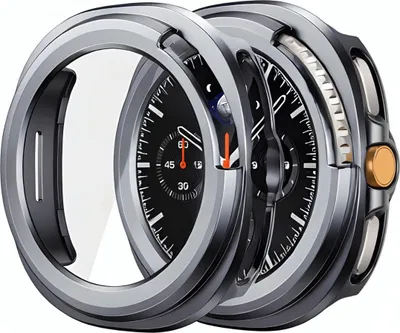Produktbild von Hülle für Samsung Galaxy Watch 8 46mm Classic Schutzglas Panzerfolie Display Case