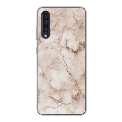 Produktbild von MuchoWow® Handyhülle Schutzhülle Hülle für Samsung Galaxy A30s Marmor - Luxus - Braun Silikon Softcase Handy Hülle - Karteninhaber