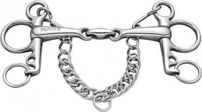 Produktbild von Sprenger Doppelgebrochenes Pelham Gebiss 16 Mm Silber 11.5 cm Silber 11.5 cm