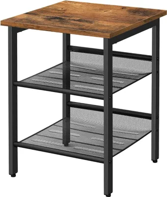 Produktbild von Hoppa! | Nachttisch | Braun - Metall - 40 x 40 x 55 cm
