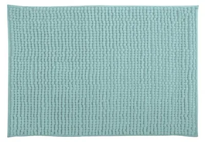 Produktbild von MSV Badteppich Badvorleger Duschvorleger Chenille Hochflor Badematte 40x60 cm – Pastellgrün