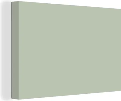 Obrázok produktu pre OneMillionCanvasses® - Maľba na plátne - Obraz na plátne Nástenná maľba na plátne - Farba - Mätovo zelená - Interiér - 150x100cm - Fotografia na